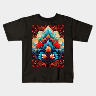 Ottoman Splendor Unveiled: Tiles, Ceramics, and Vibrant Artistry Kids T-Shirt